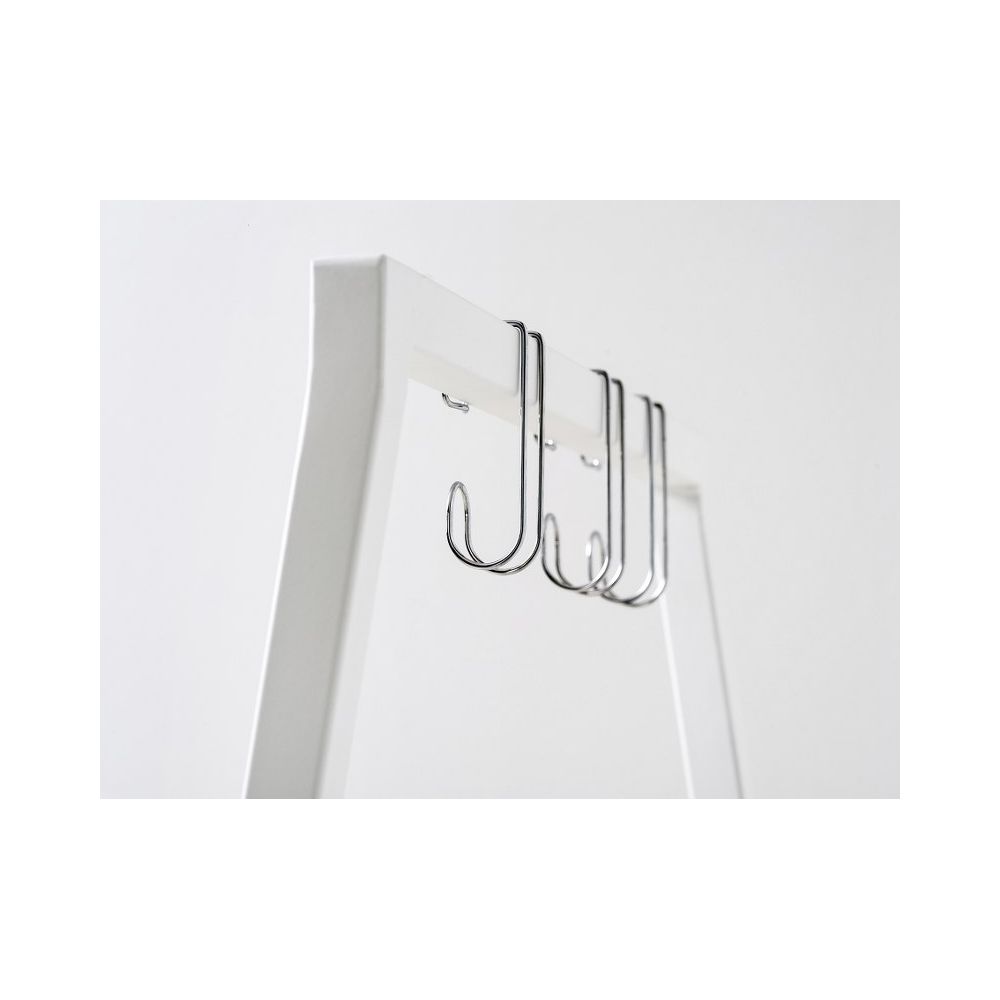 Set van 3 chromen haken tbv Functionals kledingrek Butler