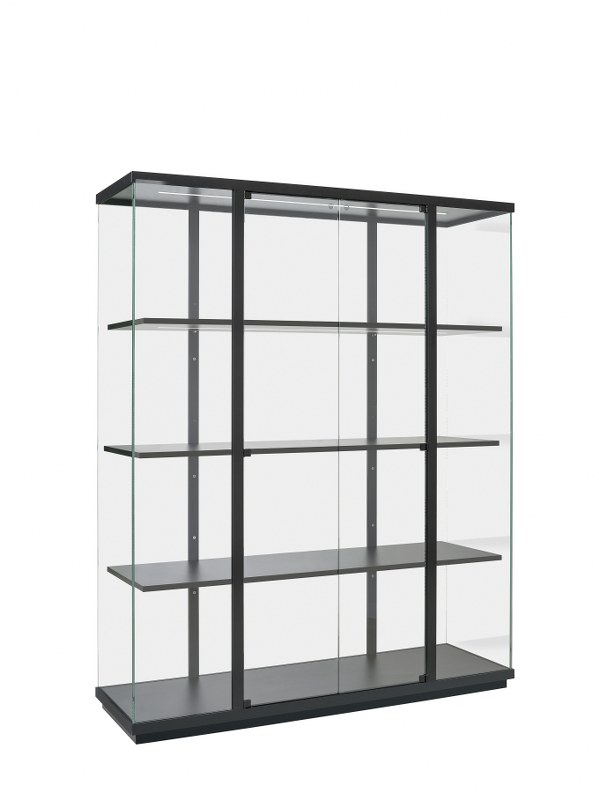 list: Van Esch|Functionals Functionals Stolp High vitrinekast - zwart