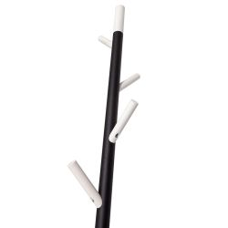 Basic staande kapstok  Linair -zwart/wit