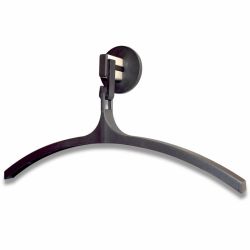 Basic Pro-line wandgarderobe met 1 kledinghanger - grijs/zwart