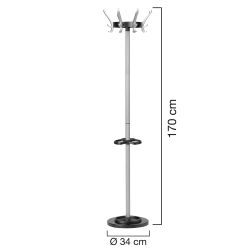 Unilux staande kapstok Cypres - grijs