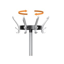 Unilux staande kapstok Cypres - grijs