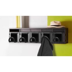 Unilux Fil magnetische kapstokhaak - zwart