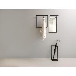 Functionals Frame W wandkapstok - zwart