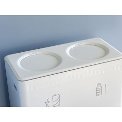 Functionals Ditch 2 afvalscheidingssysteem - wit