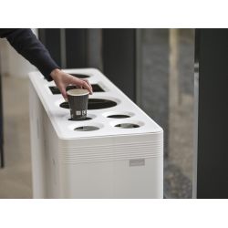 Set van 4 wielen tbv Functionals afvalscheidingssysteem Ditch