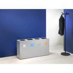 Functionals Dunk 4 afvalscheidingssysteem - grijs