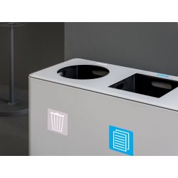 Functionals Dunk 4 afvalscheidingssysteem - grijs