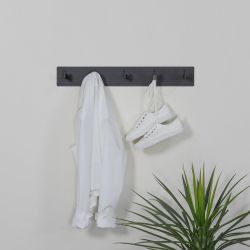 Spinder Design Leatherman 5-haaks wandkapstok - zwart