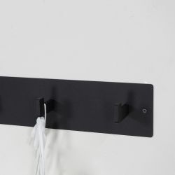 Spinder Design Leatherman 5-haaks wandkapstok - zwart