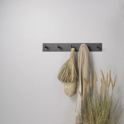 Spinder Design Leatherman 5-haaks wandkapstok - zwart