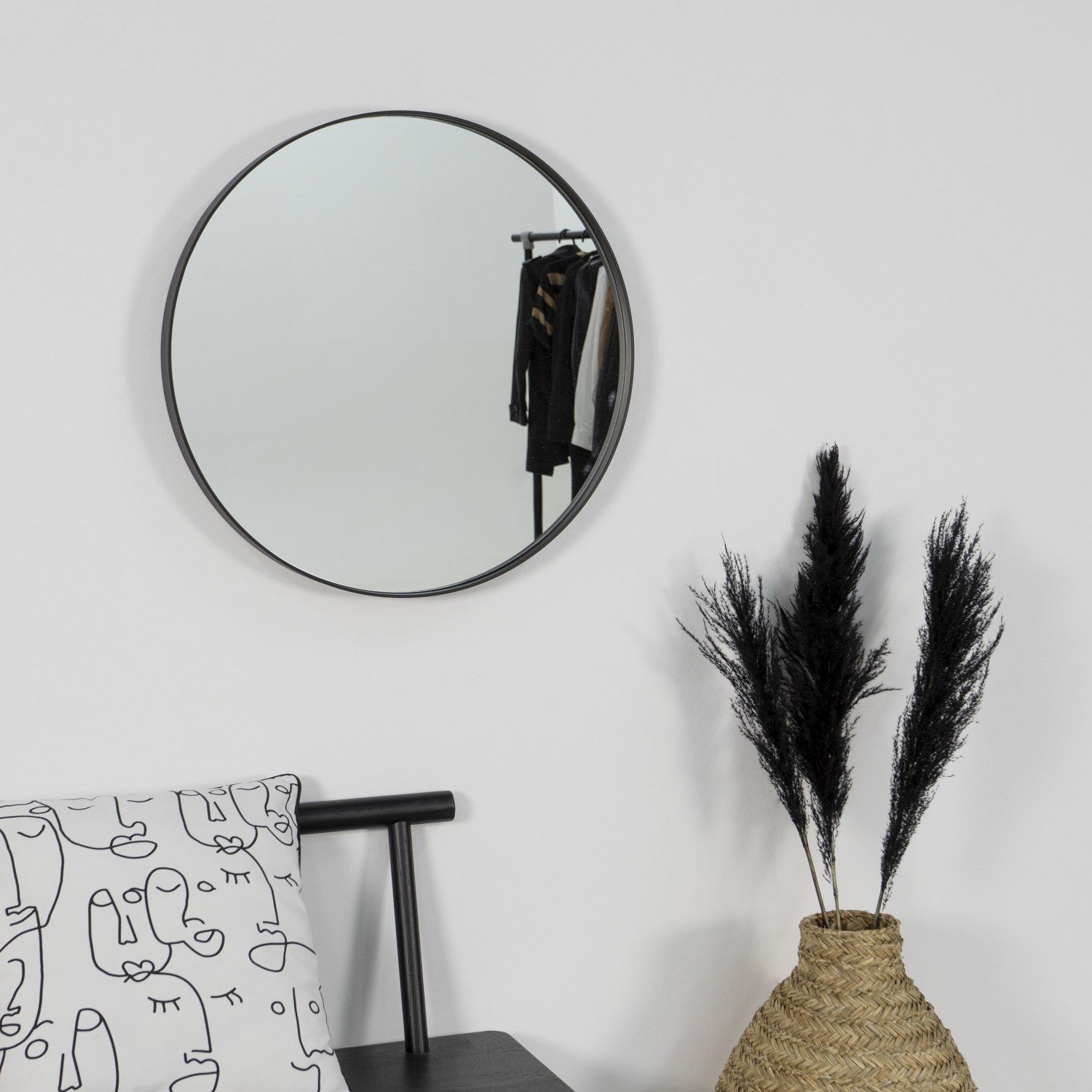 Spinder Design Donna 3 spiegel 60x60 cm - zwart