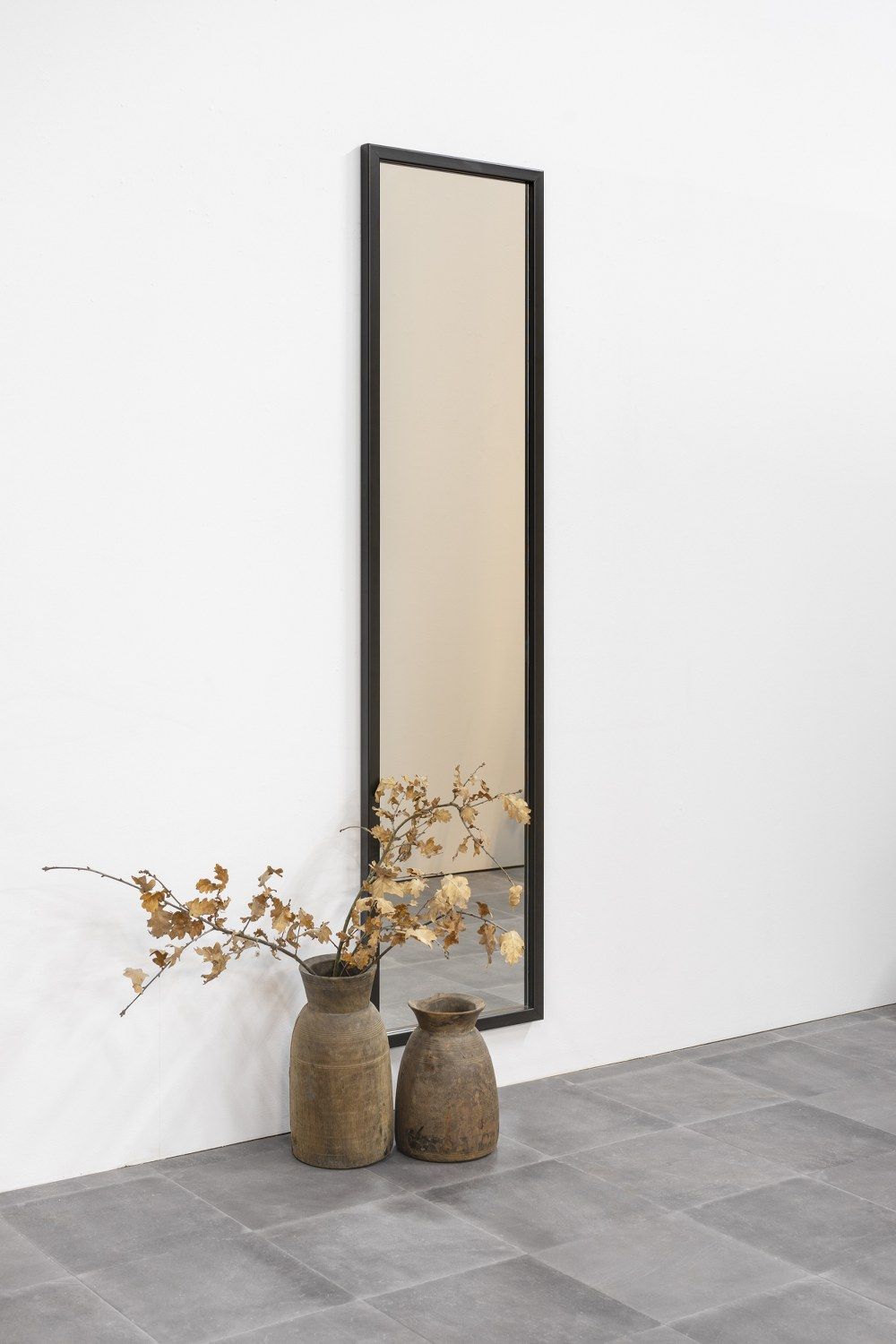 Spinder Design Senza M2 passpiegel 185x46 cm - zwart