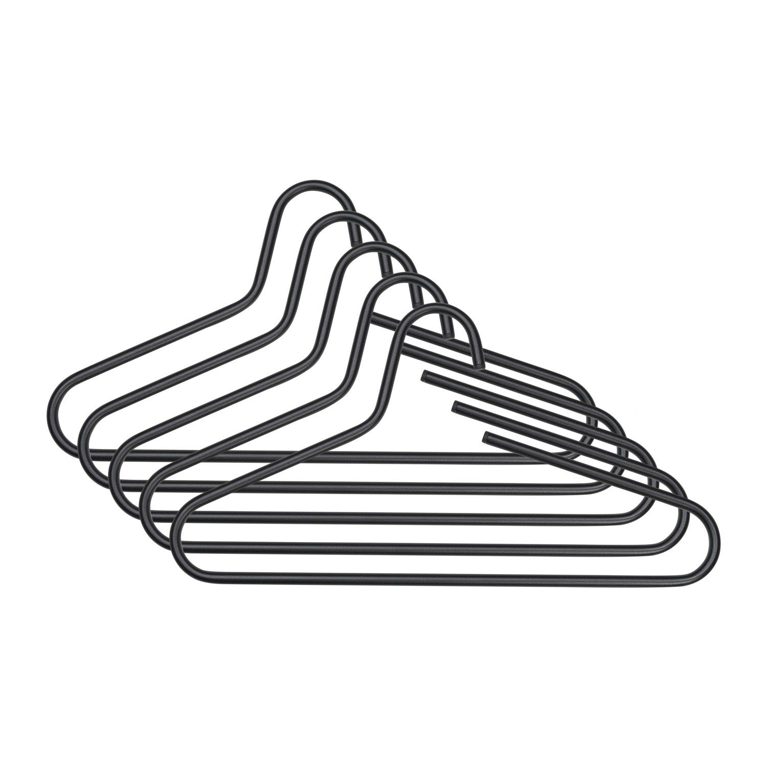 Spinder Design Victorie kledinghangers (set van 5 stuks) - zwart