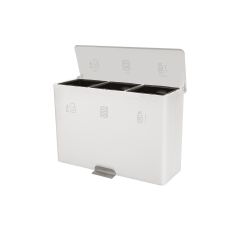 Functionals Ditch 3 Pedal afvalscheidingssysteem - wit