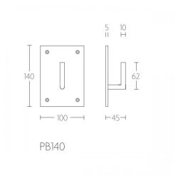 Piet Boon PB140 jashaak extra large 100x140x5mm - brons