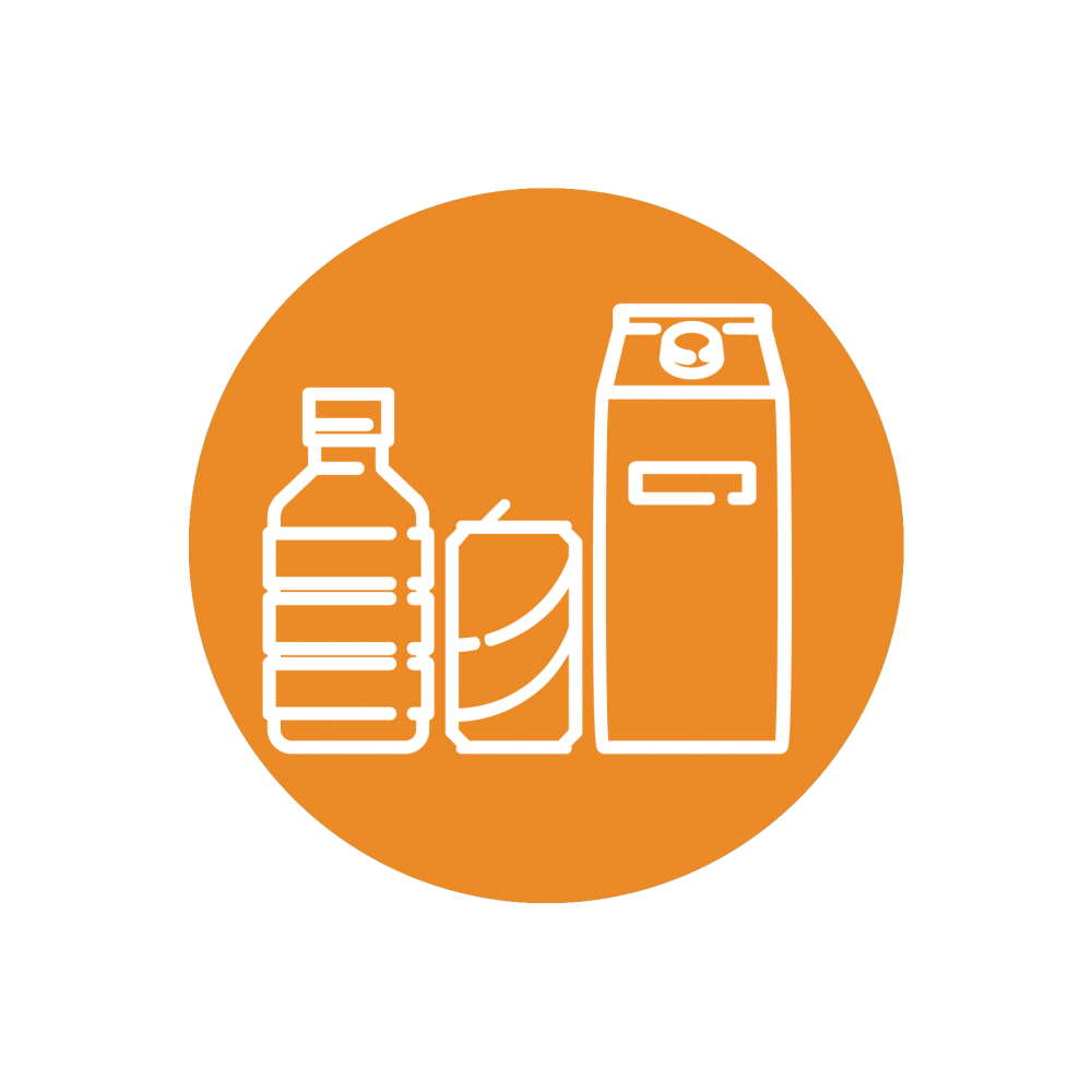 Functionals PMD afvalstroomsticker voor Revolved L