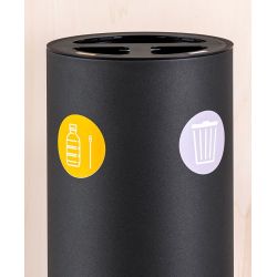 Functionals Statiegeld Blik afvalstroomsticker voor Revolved L