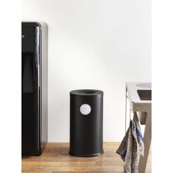 Functionals Revolved L1 vlamdovend afvalbakysteem - zwart