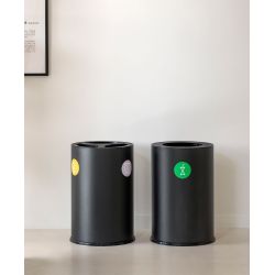 Functionals Revolved XL1 afvalbakysteem - zwart