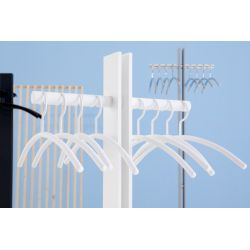 Cascando Chrome kledinghanger - wit
