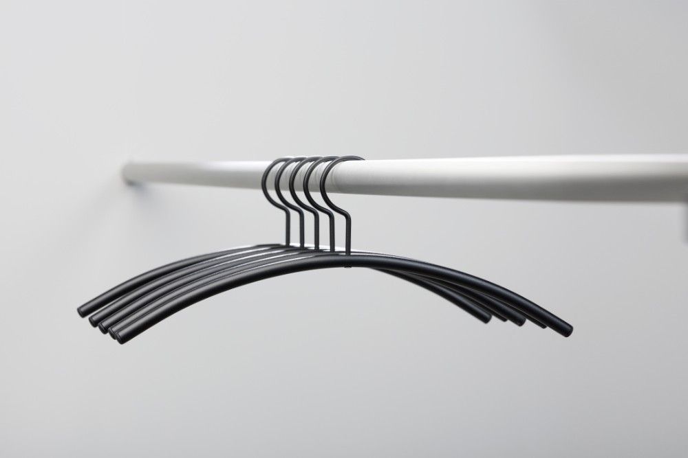 Cascando Chrome kledinghanger - zwart