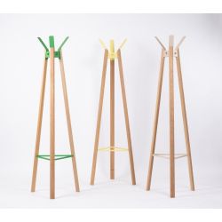 Cascando staande kapstok Fuse eikenhout - beige