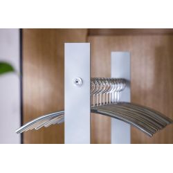 Cascando garderoberek Standtogether - aluminiumgrijs