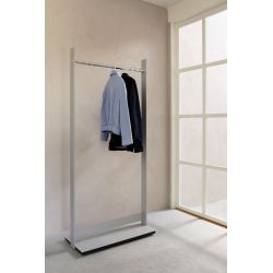 Cascando garderoberek Standtogether - aluminiumgrijs