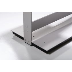 Cascando garderoberek Standtogether - aluminiumgrijs