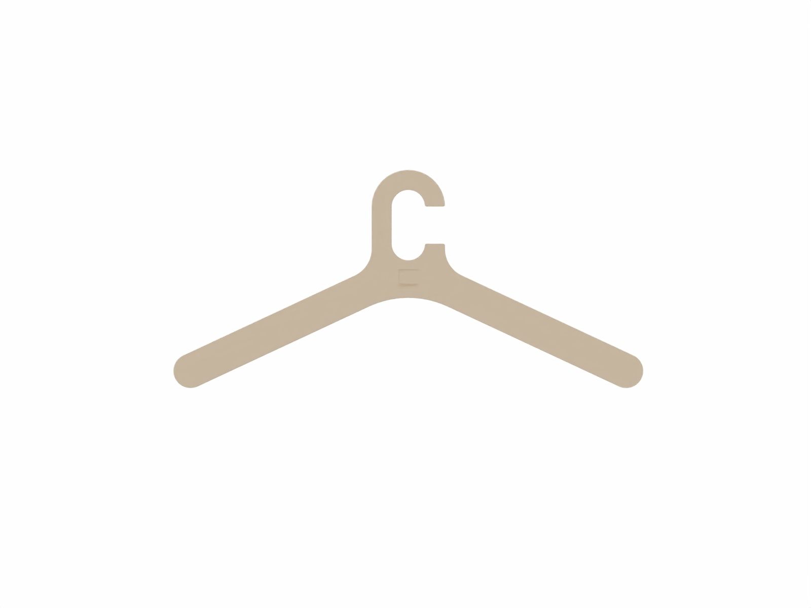 Cascando Pole kledinghanger - beige