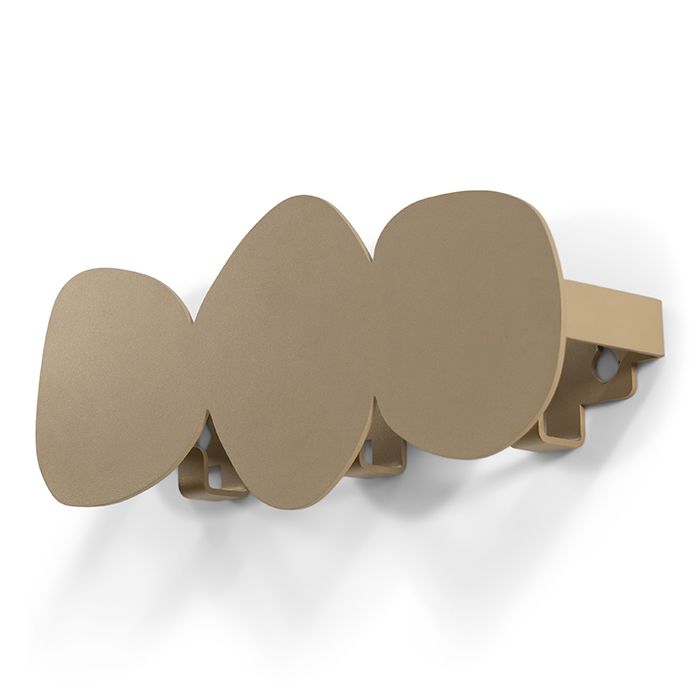 Spinder Design x Eva van de Ven Tumolo small wandkapstok - champagne
