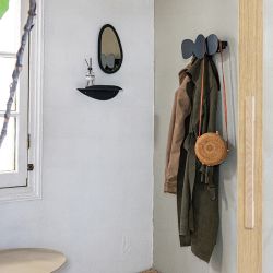 Spinder Design x Eva van de Ven Tumolo small wandkapstok - zwart