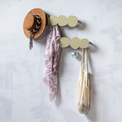 Spinder Design x Eva van de Ven Tumolo medium wandkapstok - champagne