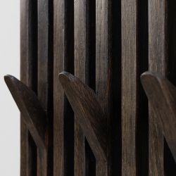 Spinder Design x Eva van de Ven Parco small wandkapstok - walnoot