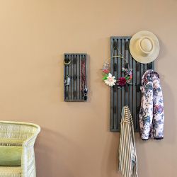 Spinder Design x Eva van de Ven Parco large wandkapstok - walnoot