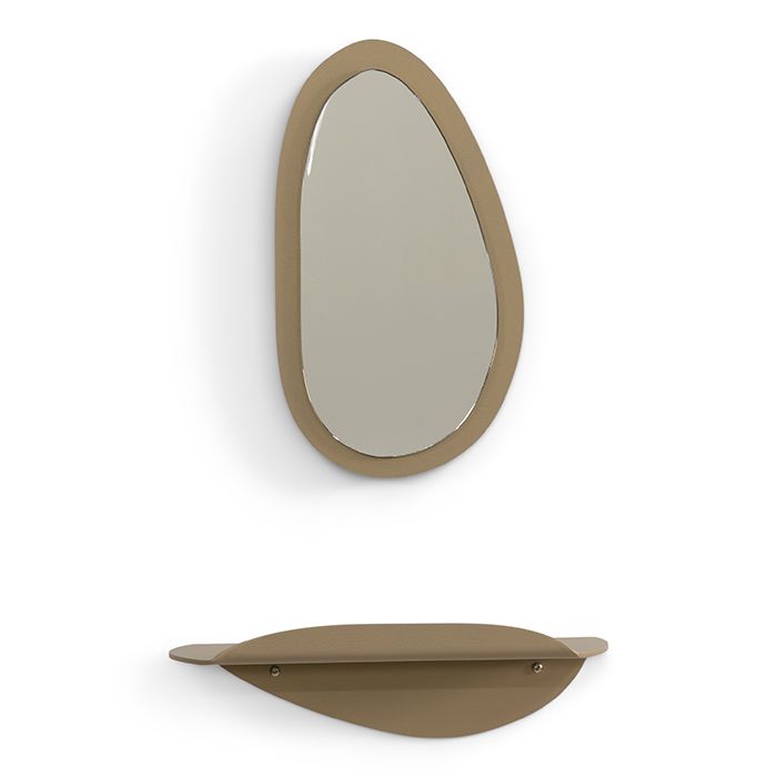 Spinder Design x Eva van de Ven Pipa bottom wandplank - champagne
