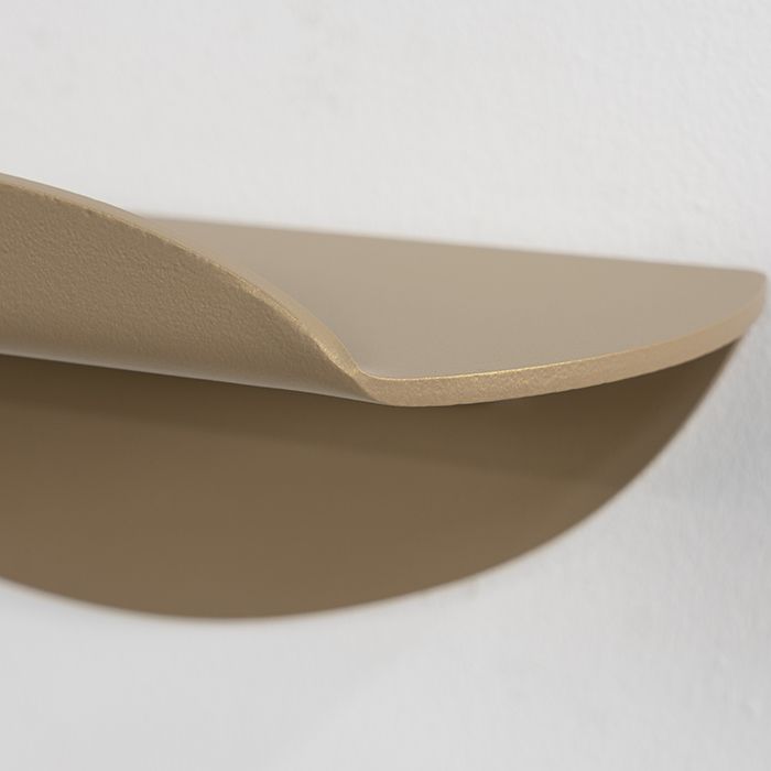 Spinder Design x Eva van de Ven Pipa bottom wandplank - champagne