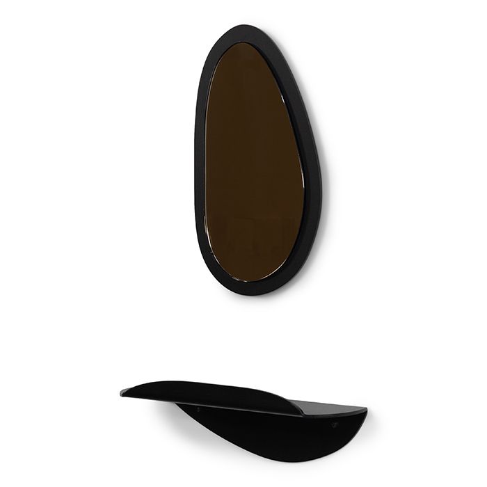 Spinder Design x Eva van de Ven Pipa bottom wandplank - zwart
