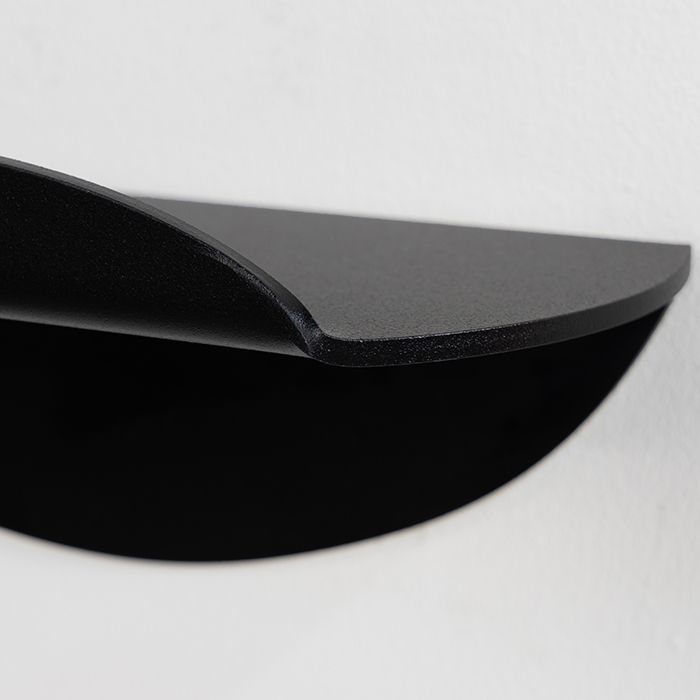Spinder Design x Eva van de Ven Pipa bottom wandplank - zwart