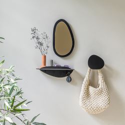 Spinder Design x Eva van de Ven Pipa top spiegel - zwart