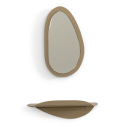 Spinder Design x Eva van de Ven Pipa top spiegel - champagne