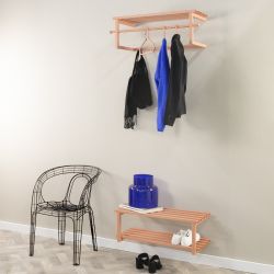 Spinder Design Marco wandkapstok - clay terra