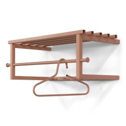 Spinder Design Marco wandkapstok - clay terra