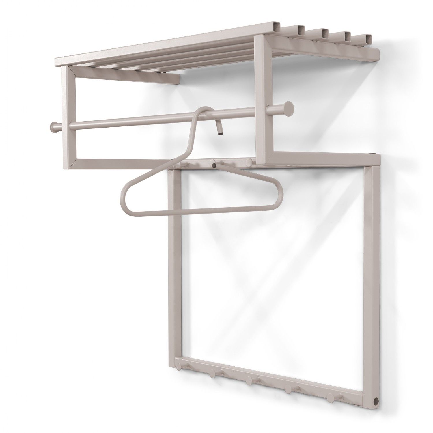 Spinder Design Rizzoli wandkapstok - silky taupe