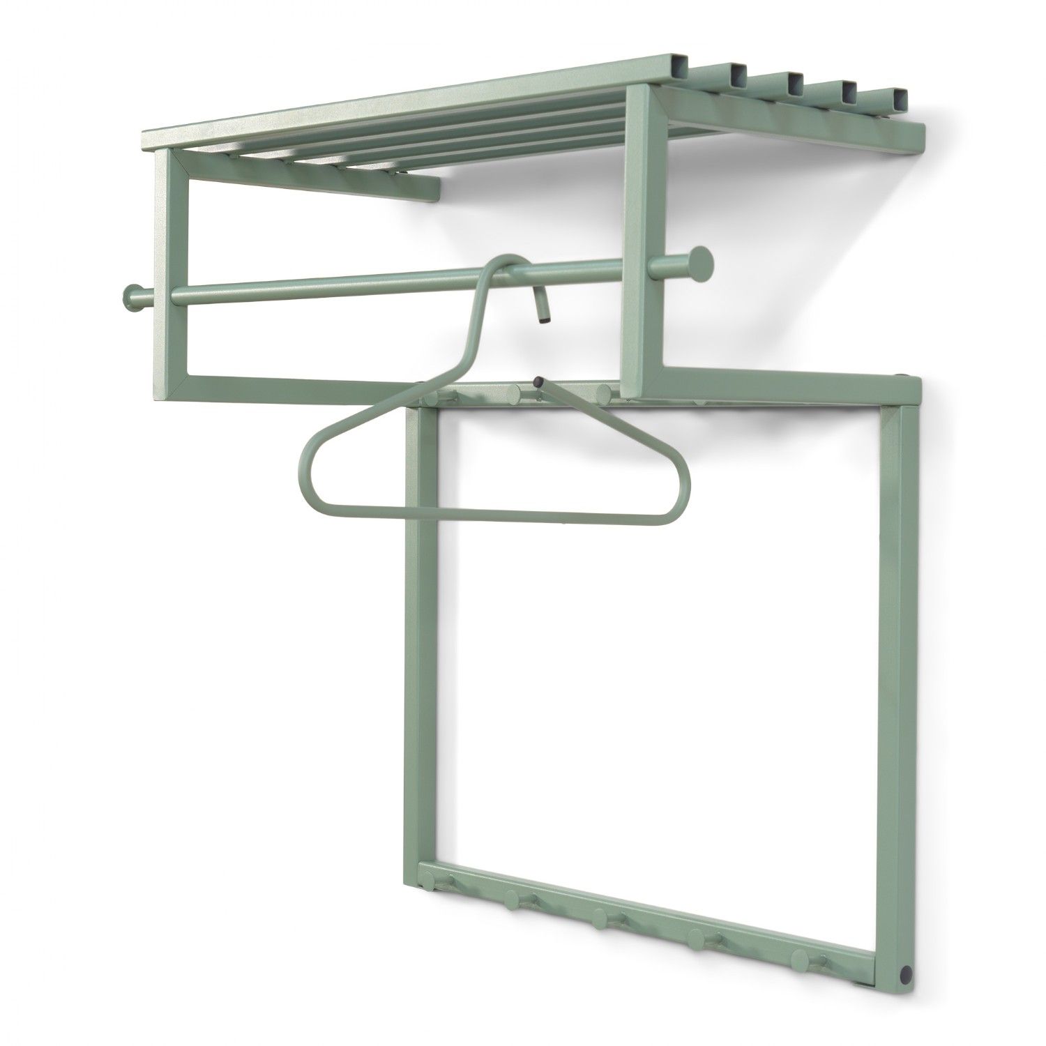 Spinder Design Rizzoli wandkapstok - dusty green