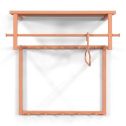 Spinder Design wandkapstok Rizzoli - clay terra