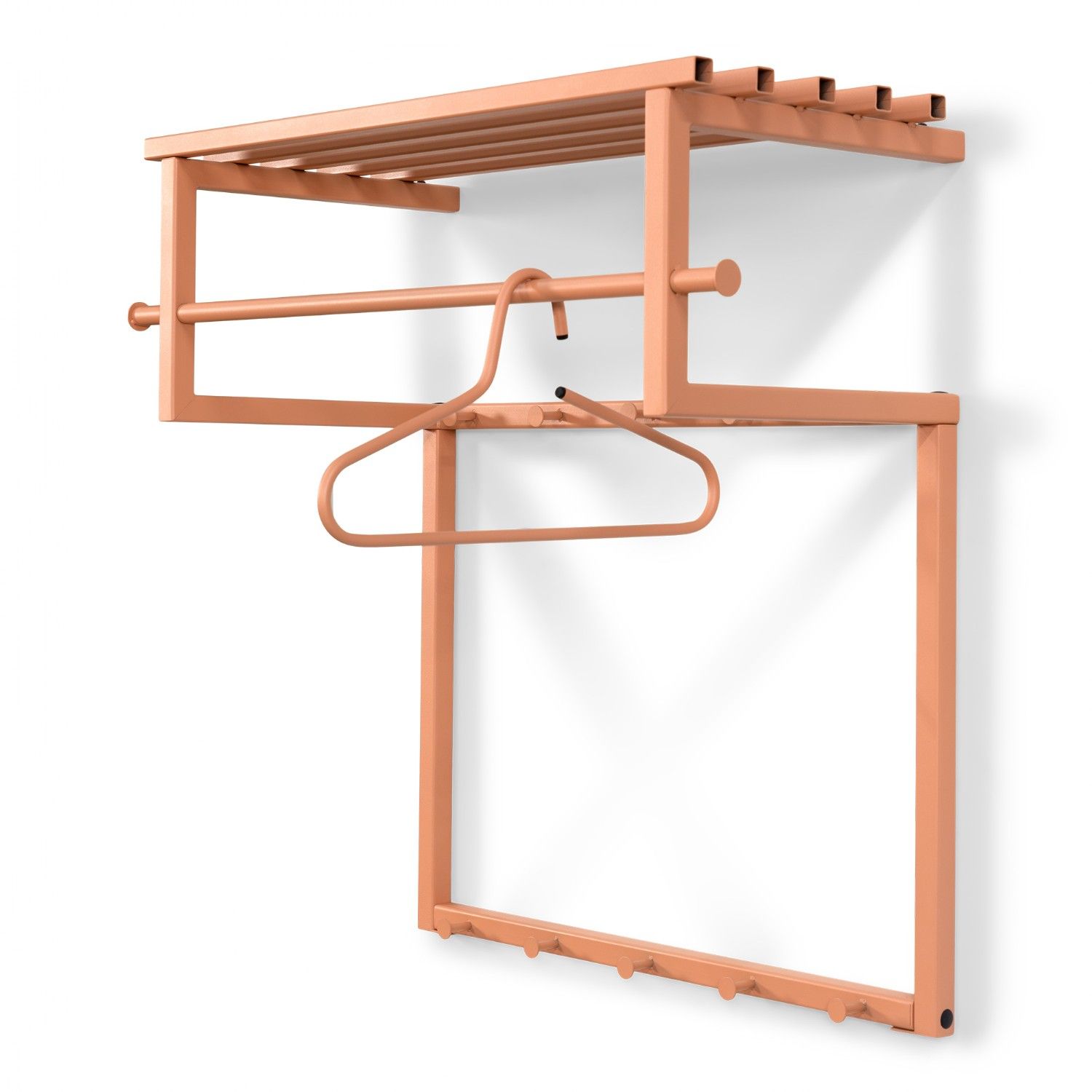 Spinder Design Rizzoli wandkapstok - clay terra