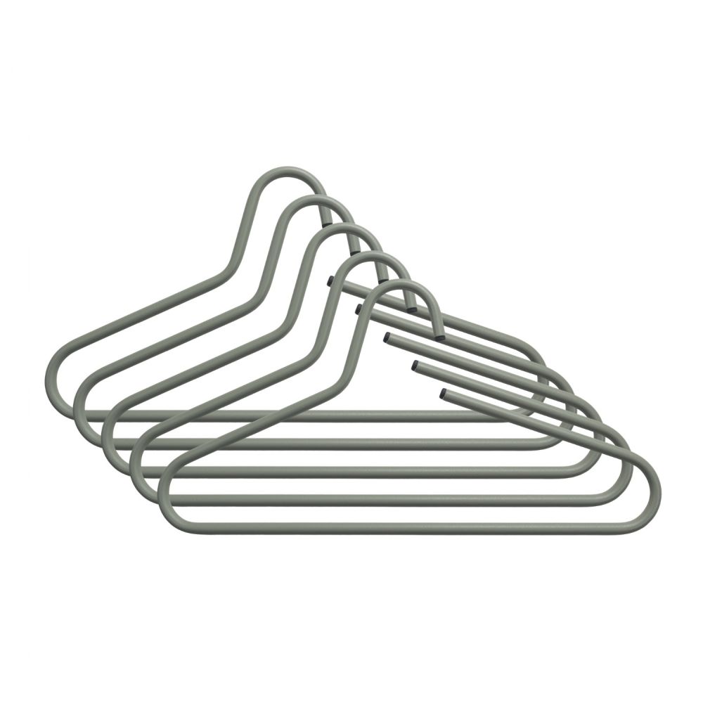 Spinder Design Victorie kledinghangers (set van 5 stuks) - dusty green