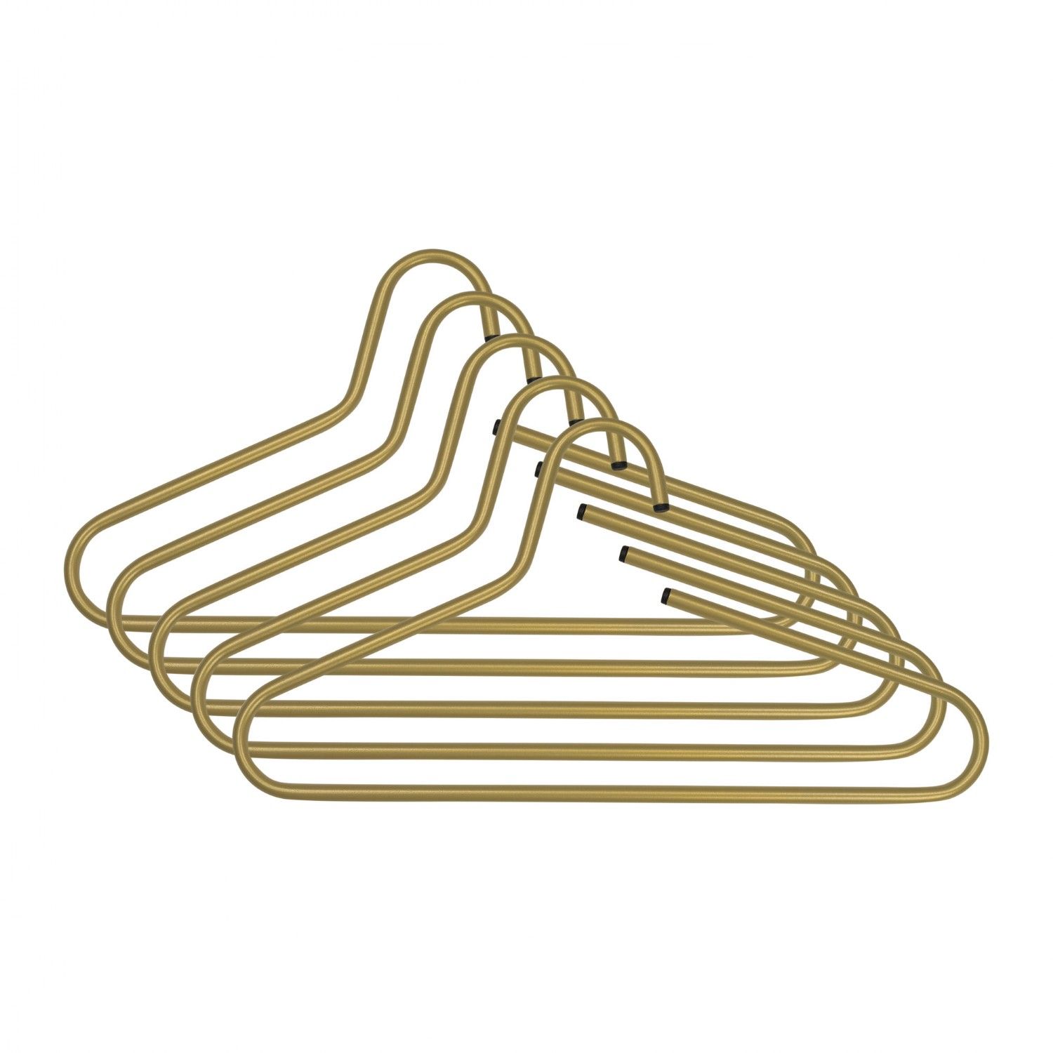 Spinder Design Victorie kledinghangers (set van 5 stuks) - goud